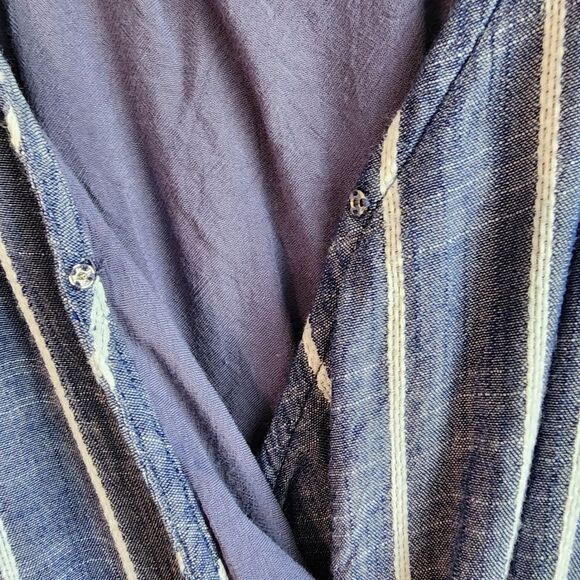 Kori Sleeveless Striped Romper  - Picture 14 of 15